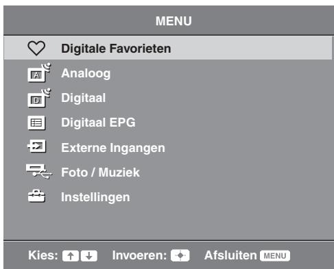 SONY KDL-32S5550 - Druk op ♠/▽ om een optie te selecteren en druk daarna op ⊕. - 1