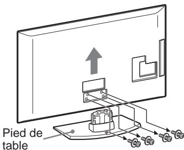 SONY KDL-32S5550 - Démontage du pied de table du téléviseur - 1