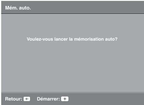SONY KDL-32S5550 - : Mémorisation automatique du téléviseur - 1