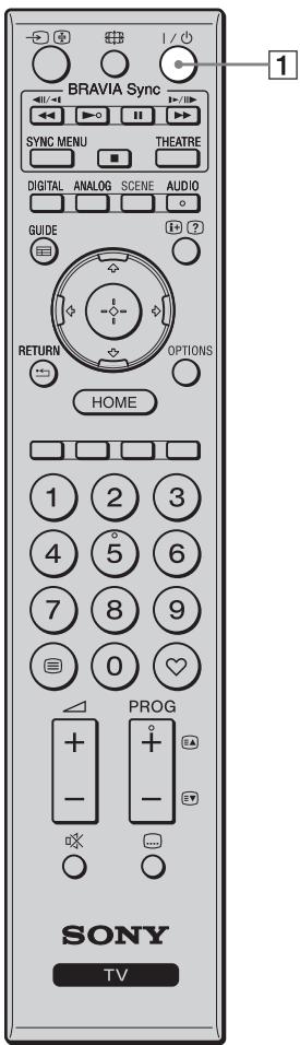 SONY KDL-37W5810 - Fernbedienung und Fernsehsteuerung - 1