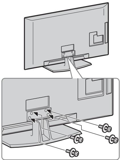 SONY KDL-52W5500 - 1: Instalación del pedestal (excepto para el televisor de 52 pulgadas) - 2
