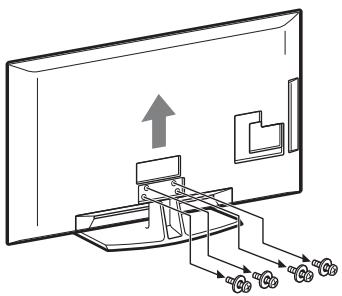 SONY KDL-52W5500 - Extracción del soporte de mesa del televisor - 2