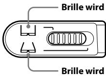 SONY TDG-BR50 - Schiebeschalter (nur TDG-BR100) - 1