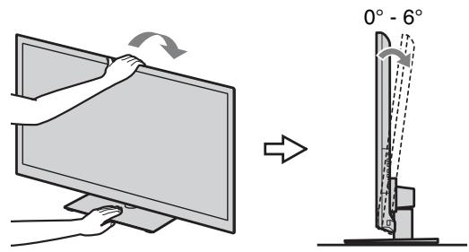 SONY KDL-40EX521 - Hoek aanpassen (Kantelen) (behalve KDL-46/40/32CX52x) - 2