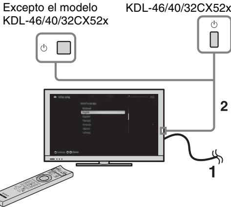 SONY KDL-40EX521 - 7: Realización de la configuración inicial - 1
