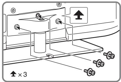 SONY KDL-40EX521 - 1: Instalación del soporte de sobremesa - 3
