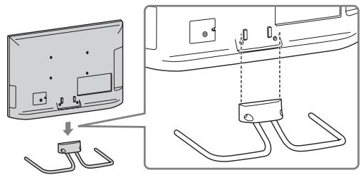 SONY KDL-40EX521 - 1: Instalación del soporte de sobremesa - 1
