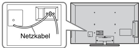 SONY KDL-40EX521 - 6:Netzkabelführung/Bündeln der Kabel - 1