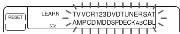 RESET LEARN SC2 TVVCR123DVDTUNERSAT AMPCD MDDSPDECKABCBL