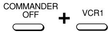 COMMANDER OFF + VCR1