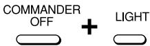 COMMANDER OFF + LIGHT