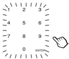 -1 2 3 -4 5 6 -7 8 9 0 ENTER