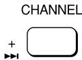 SONY RM-AV2100B - Presione CHANNEL + o CHANNEL -. - 1