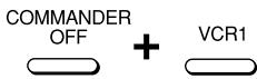 COMMANDER OFF + VCR1
