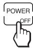 SONY RM-AV2100B - Presione la tecla POWER OFF. - 1