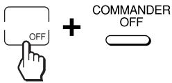 OFF + COMMANDER OFF