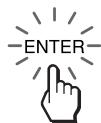 SONY RM-AV2100T - Press the ENTER key. - 1