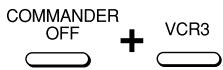 COMMANDER OFF + VCR3