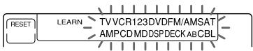 RESET LEARN TVVCR123DVDFM/AMSAT AMPCD MDDSPDECK ABCBL