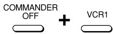 COMMANDER OFF + VCR1