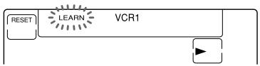 SONY RM-AV2100T - Press the key or button on the Commander you want to "teach". - 2