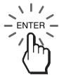 SONY RM-AV2100T - Press the ENTER key. - 1