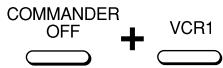 COMMANDER OFF + VCR1