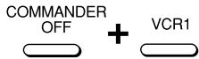 COMMANDER OFF + VCR1