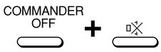 COMMANDER OFF + 口