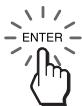 SONY RM-AV2100T - Press the "ENTER" key. - 1