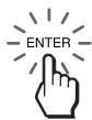 SONY RM-AV2100T - Press the "ENTER" key. - 1