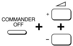 COMMANDER OFF + + -