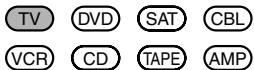 TV DVD SAT CBL VCR CD TAPE AMP