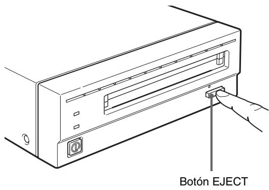 SONY RMO-S551 - Expulsión de un cartucho de disco - 1