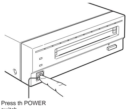 SONY RMO-S594-DW - Inserting a Disk Cartridge - 1