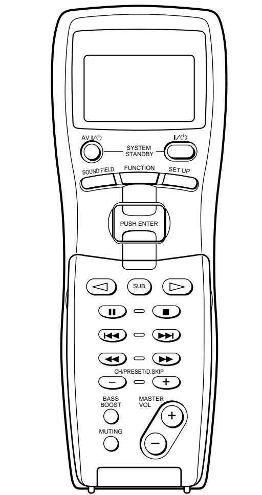 SONY RM-LJ304 - Botones CH/PRESET/D.SKIP +/- - 1