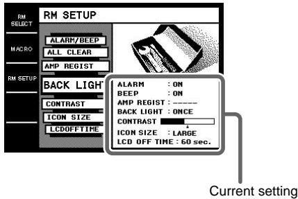 SONY RM-TP1 - Adjusting the commander's operating environment - 1