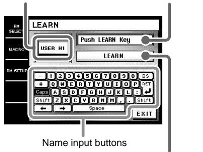 SONY RM-TP1 - To program the IR code to the USER RESERVE KEYS - 1
