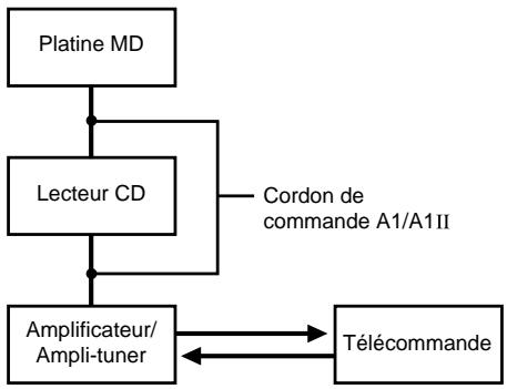 SONY RM-TP1 - Exemple de commande - 1