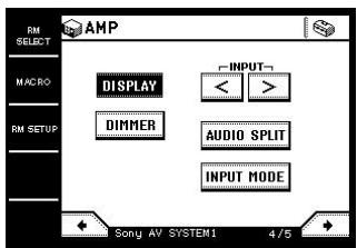 SONY RM-TP1 - Ecran 4/5 - 1