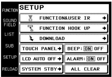 SONY RM-TP501 - Importation des données de l'ampli-tuner - 3