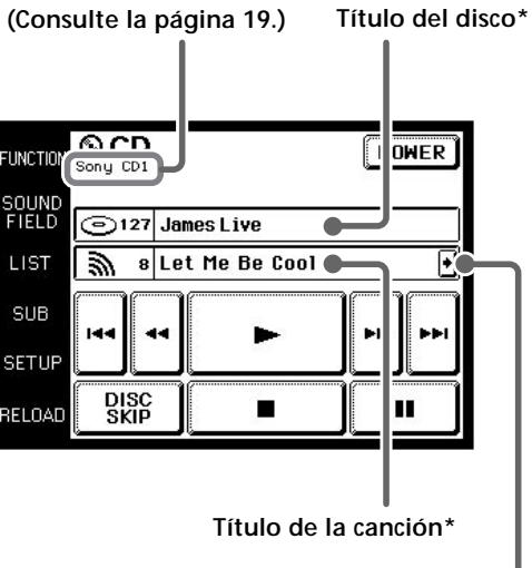 SONY RM-TP501 - Ejempio: Control de un reproductor de discos compactos - 1