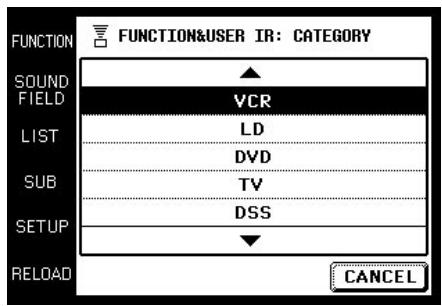 SONY RM-TP501 - Registrar de los componentes conectados - 2