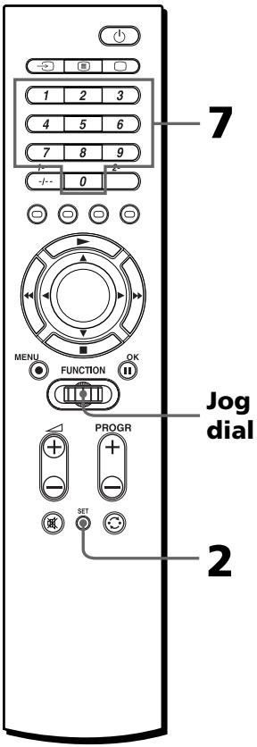 SONY RM-VZ950T - Setting by entering the code number - 1