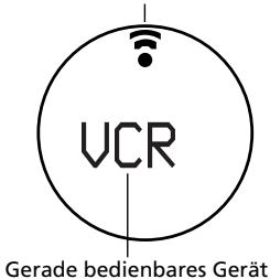 SONY RM-VZ950T - Beispiel: Im normalen Modus Fernbedienungssignalanzeige - 1