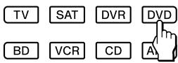 SONY RM-VLZ620T - Press the desired Device Select button. - 1