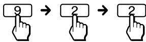 SONY RM-VLZ620T - Example: To set the manufacturer's code for your TV - 3
