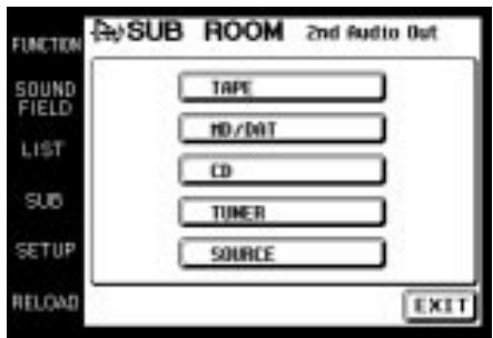 SONY RM-TP503 - Toque em FUNCTION. - 1