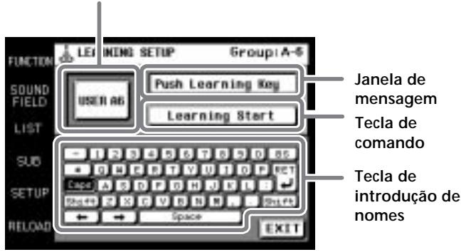 SONY RM-TP503 - Toque em LEARNING. - 2