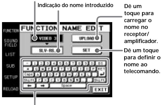 SONY RM-TP503 - Toque em NAME EDIT. - 1